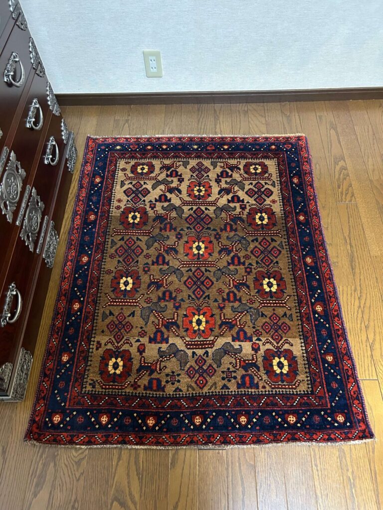 アンティーク「アフシャール」絨毯
