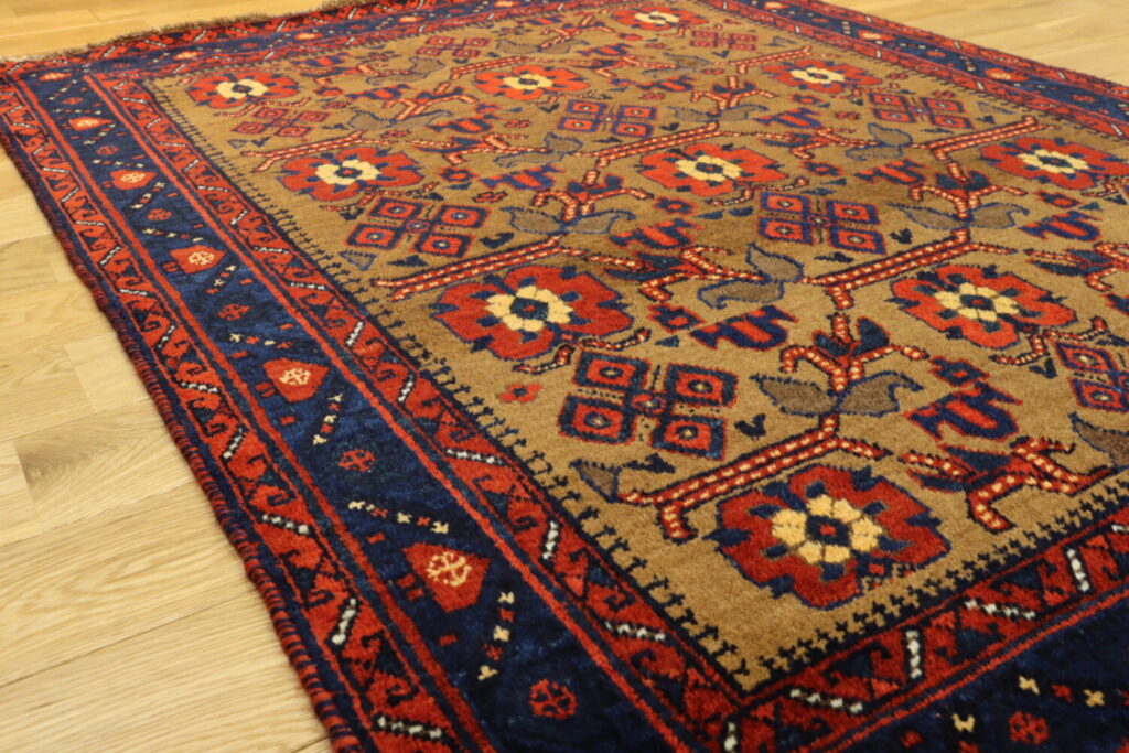 アフシャール　アンティーク　122×95ｃｍ　AS-0217